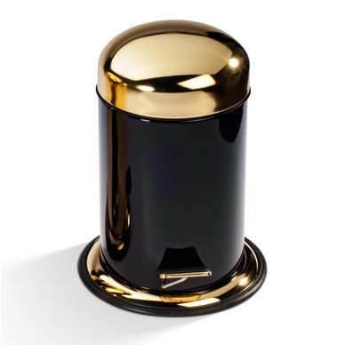 Bin Decor Walther 3L Black Gold | Bathroom Boutique